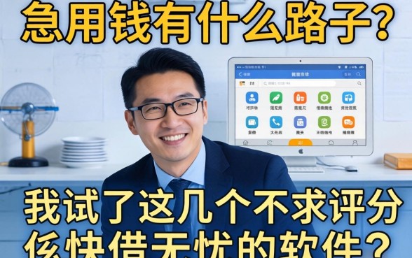 急用钱有什么路子?我试了这几个不求评分快借无忧的软件