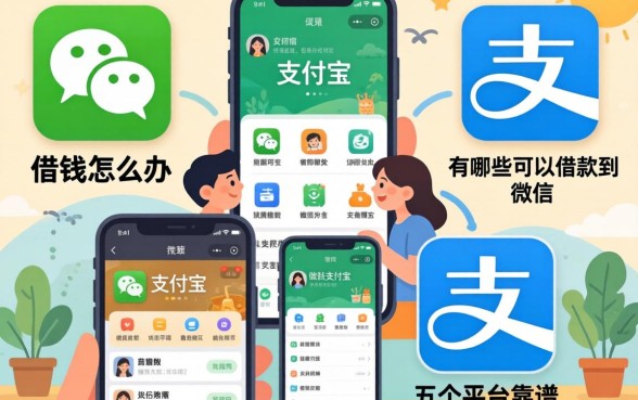 急需用钱怎么办？有哪些可以借款到微信支付宝的软件？这五个平台靠谱又便捷