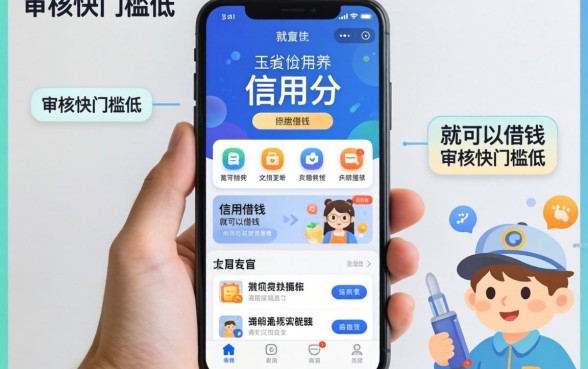 盘点几个不看信用分就可以借钱的软件，审核快门槛低