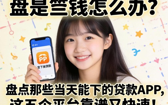 急需用钱怎么办？盘点那些当天能下的贷款app，这五个平台靠谱又快速！