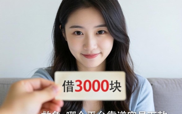 手头紧想借3000块救急，哪个平台靠谱容易下款？