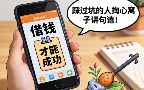 手机上怎样借钱才能成功?一个踩过坑的人掏心窝子讲几句