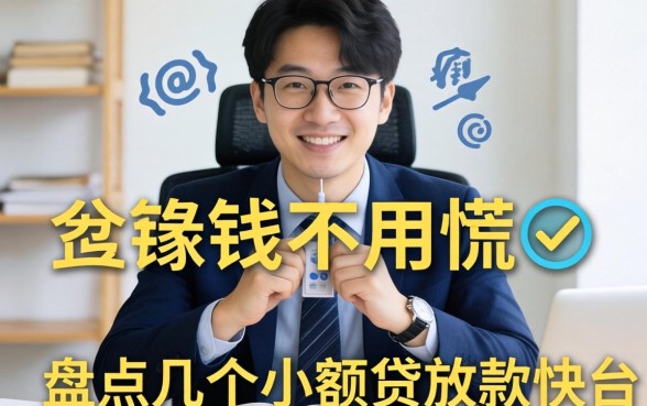 急需用钱不用慌，盘点几个小额贷放款快的平台