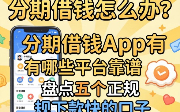 急需用钱怎么办?分期借钱app有哪些平台靠谱?盘点五个正规下款快的口子