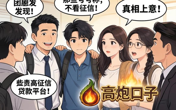 我试了一圈才发现，那些号称不看征信的贷款平台和高炮口子，真相让人意外