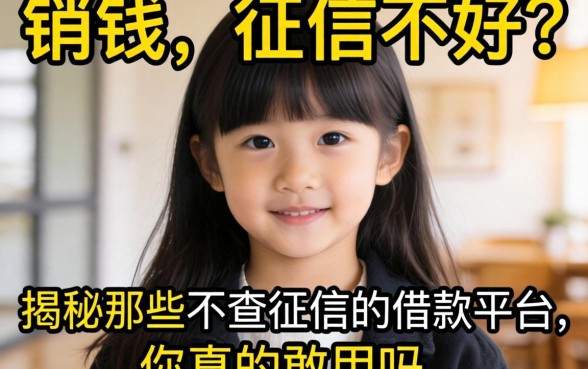 急需用钱却征信不好怎么办?揭秘那些不查征信的借款平台,你真的敢用吗?