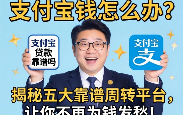 急需用钱怎么办？支付宝网上贷款靠谱吗？揭秘五大靠谱周转平台，让你不再为钱发愁！