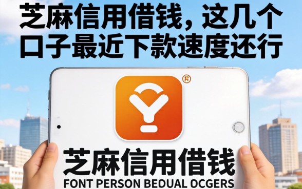 芝麻信用借钱2026：这几个口子最近下款速度还行