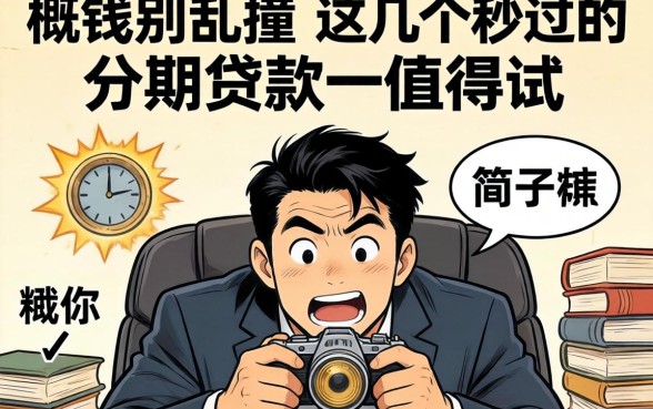急需用钱别乱撞，这几个秒过的分期贷款值得一试