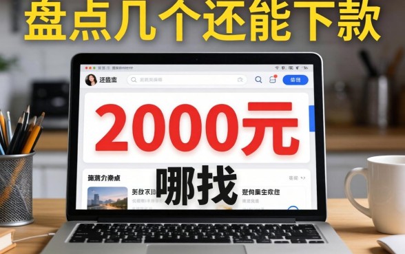 急需借2000元去哪找？盘点几个还能下款的渠道