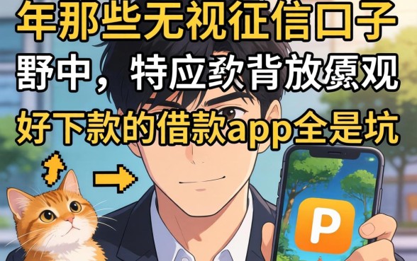 我实测了2026年那些无视征信的口子，发现好下款的借款app全是坑