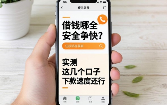 手机借钱哪个安全又快？实测这几个口子下款速度还行