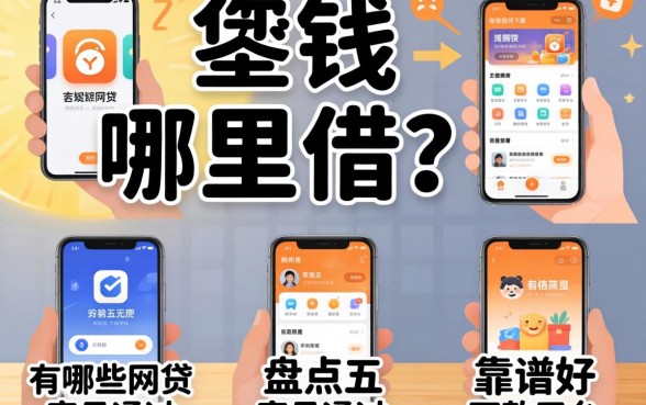急需用钱哪里借？有哪些网贷容易通过的软件？盘点五个靠谱好下款平台