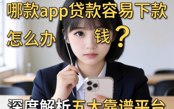 急需用钱怎么办？哪款app贷款容易下款呢？深度解析五大靠谱平台