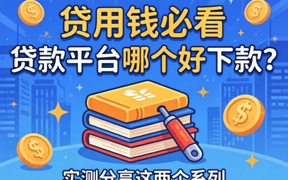 急用钱必看：贷款平台哪个好下款？实测分享这两个系列