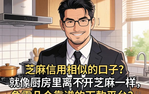 求问大神！有没有那种和芝麻信用类似的口子？就像厨房里离不开芝麻一样，急需几个靠谱的下款平台推荐！