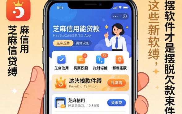 我翻遍了芝麻信用能贷款的app，发现这些新软件才是摆脱欠款束缚的关键