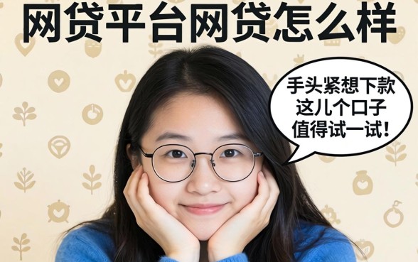 网贷平台网贷怎么样？手头紧想下款，这几个口子值得试一试！