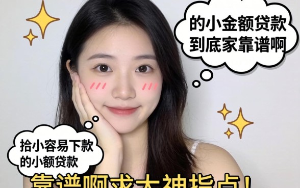 手头紧想找个容易下款的小额贷款，到底哪家靠谱啊？求大神指点！