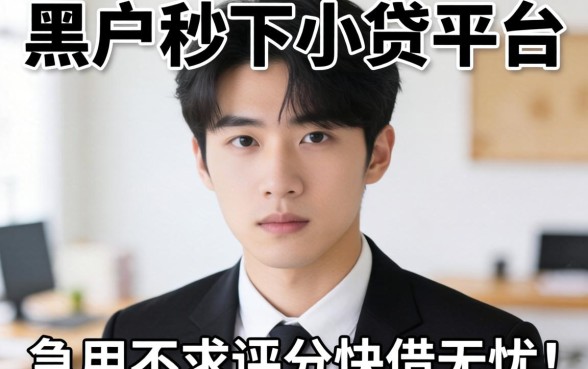 我试了那些所谓的黑户秒下小贷平台，发现急用不求评分快借无忧的真相和想象中完全不一样