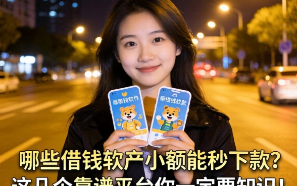 深夜急需用钱怎么办？哪些借钱软件小额能秒下款？这几个靠谱平台你一定要知道！