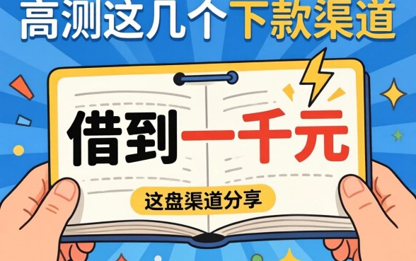 如何快速借到一千元？实测这几个下款渠道分享