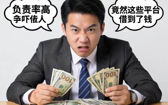 我负债率高到吓人，竟然在这些平台借到了钱