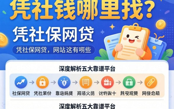 急需用钱哪里找？凭社保网贷的网站有哪些？深度解析五大靠谱平台助你渡过难关