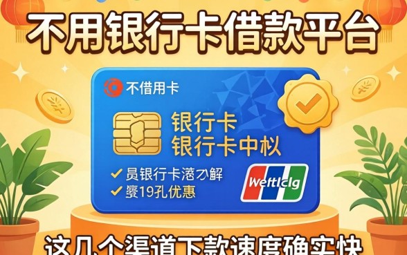 揭秘不用银行卡借款平台：这几个渠道下款速度确实快