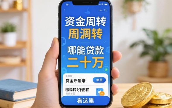 急需资金周转？哪个软件能贷款二十万看这里