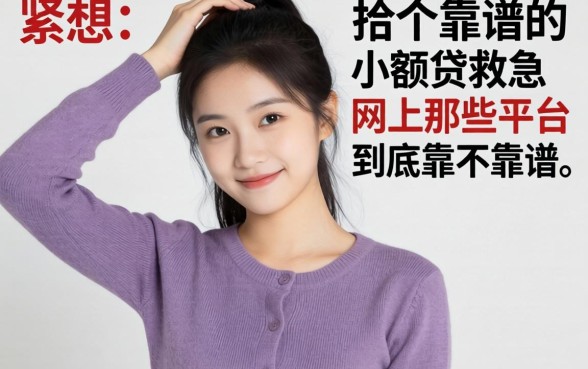 手头紧想找个靠谱的小额贷救急,网上那些平台到底靠不靠谱?