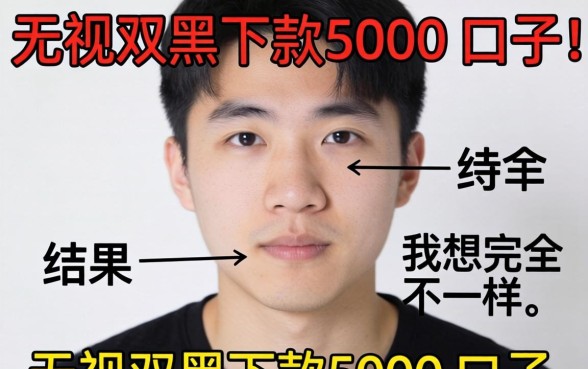 我试了所谓无视双黑下款5000的口子，结果和我想的完全不一样
