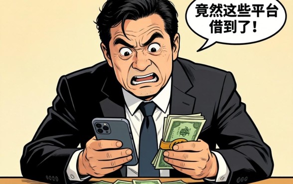 我负债率高到吓人，竟然在这些平台借到了钱