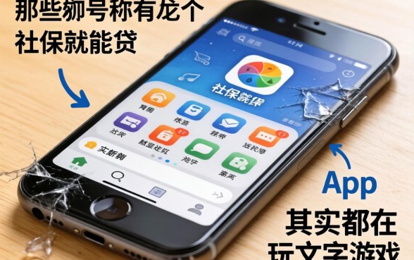 我翻烂了手机，发现那些号称有社保就能贷的app其实都在玩文字游戏