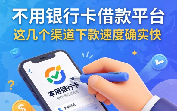 揭秘不用银行卡借款平台：这几个渠道下款速度确实快