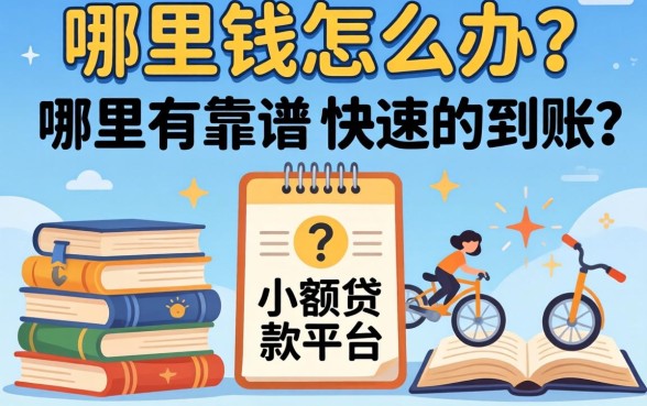 急需用钱怎么办？哪里有靠谱的快速到账的小额贷款平台？这篇文章告诉你答案