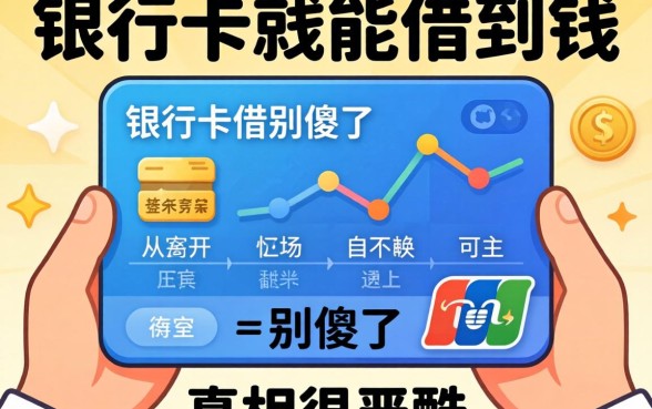 有没有不用银行卡就能借到钱的软件？别傻了，真相很残酷