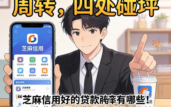 急需周转却四处碰壁？芝麻信用好的贷款软件有哪些？这五大靠谱平台助你渡过难关