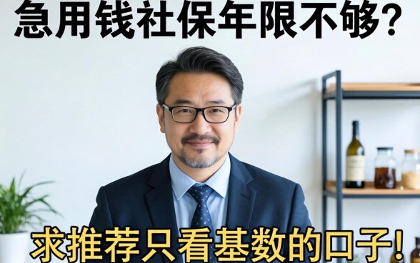 急用钱社保年限不够？求推荐只看基数的口子！