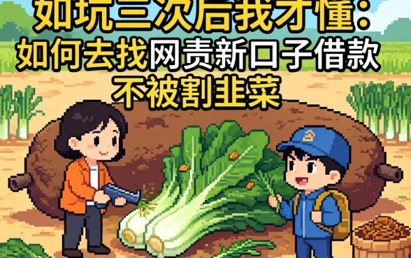 被坑三次后我才懂：如何去找网贷新口子借款不被割韭菜