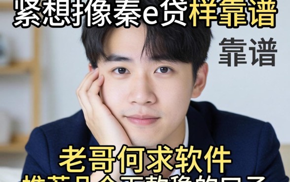 手头紧想找个像秦e贷那样靠谱的软件，老哥们求推荐几个下款稳的口子！