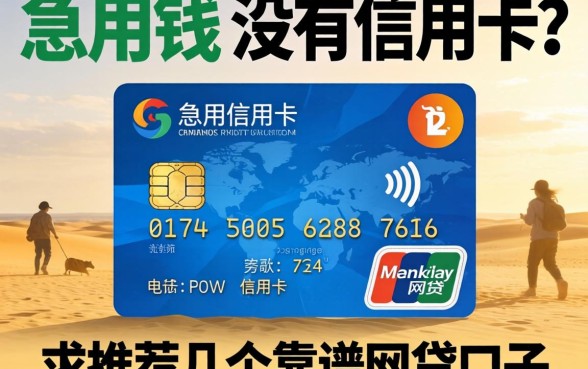 急用钱但是没有信用卡？求推荐几个靠谱的网贷口子！
