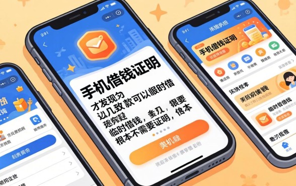 我翻遍了手机借钱证明怎么开，才发现这几款手机可以临时借钱的软件根本不需要证明