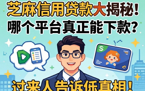 审核芝麻信用贷款大揭秘：哪个平台真正能下款？过来人告诉你真相！