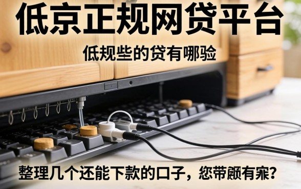 门槛低的正规网贷平台有哪些？整理几个还能下款的口子