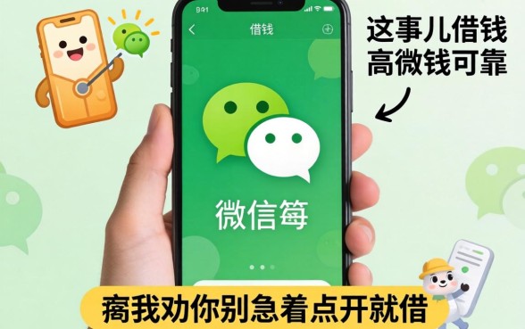 微信有哪些借钱的软件可靠？这事儿我劝你别急着点开就借