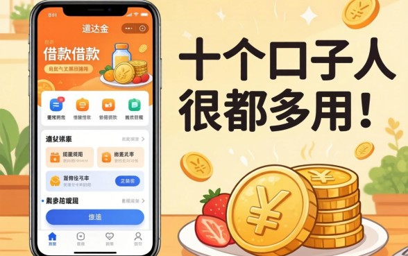 类似易达金的借款软件有哪些？这十个口子很多人都在用
