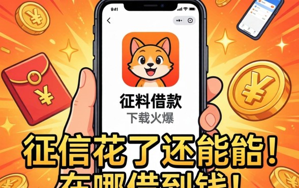 我来数科借款app下载火爆背后，征信花了还能在哪借到钱
