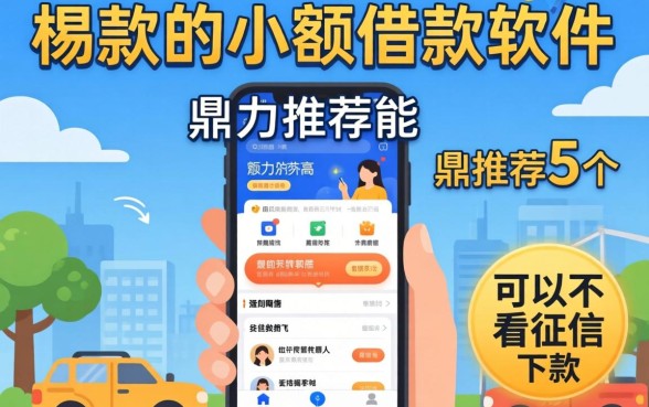 容易下款的小额借款软件，鼎力推荐5个可以不看征信就能下款的app