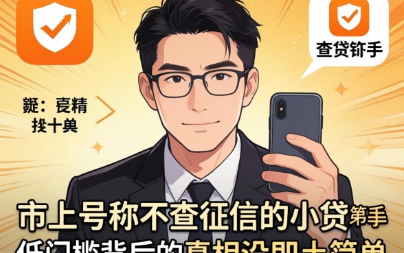 我试了市面上号称不查征信的小贷软件，发现低门槛背后的真相没那么简单
